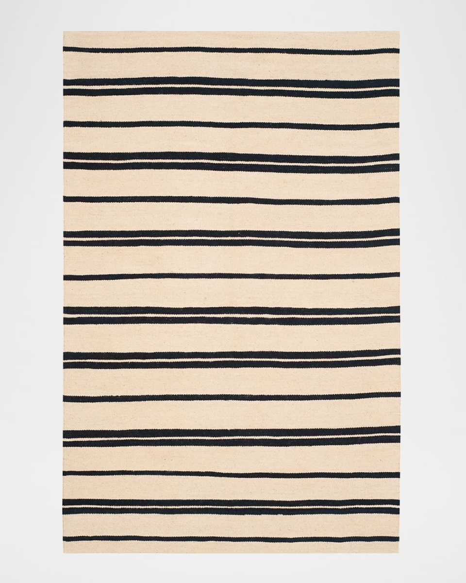 Brett Stripe Flat-Weave Rug, 4' x 6'